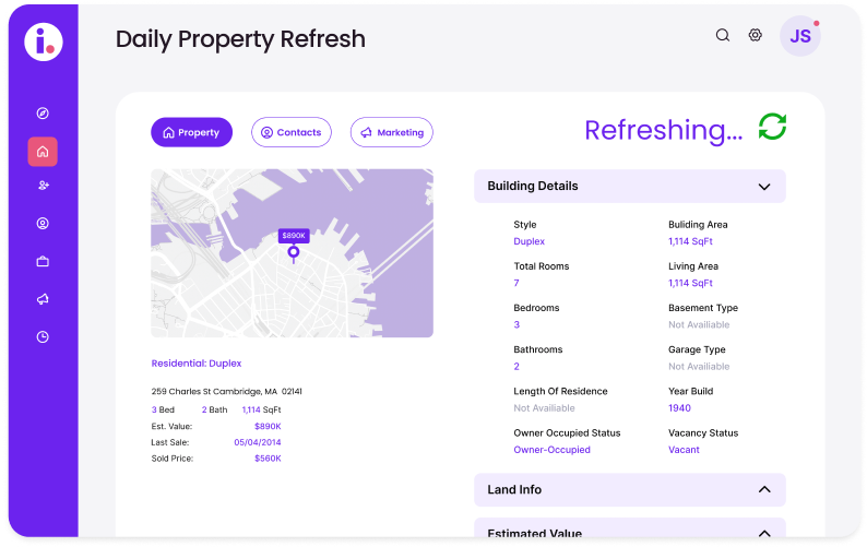 Daily Property Refresh